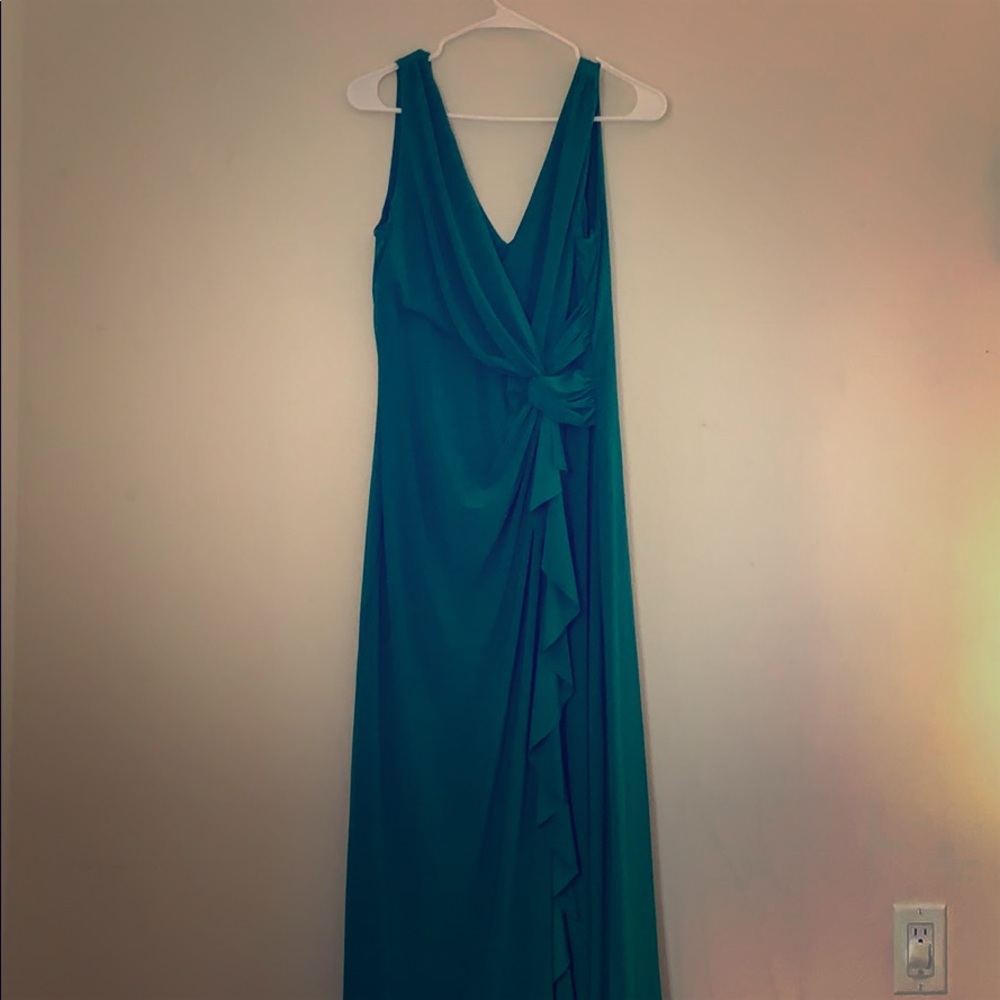 Ralph Lauren green evening dress, s12